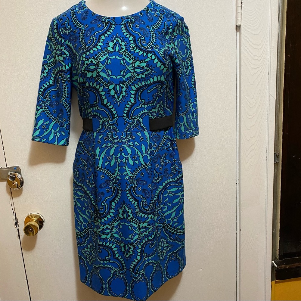 Paisley Print Dress
